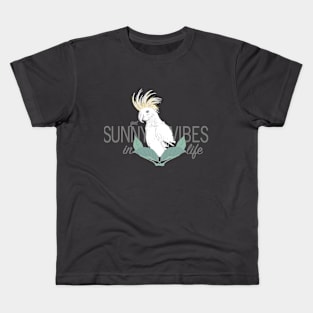 cockatoo sunny vibes Kids T-Shirt